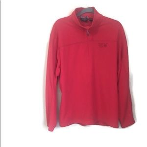 Mountain Hard Wear Red Pull Over Fleece